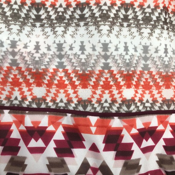 Parker Aztec Print Pleated Dress - Picture 7 of 12